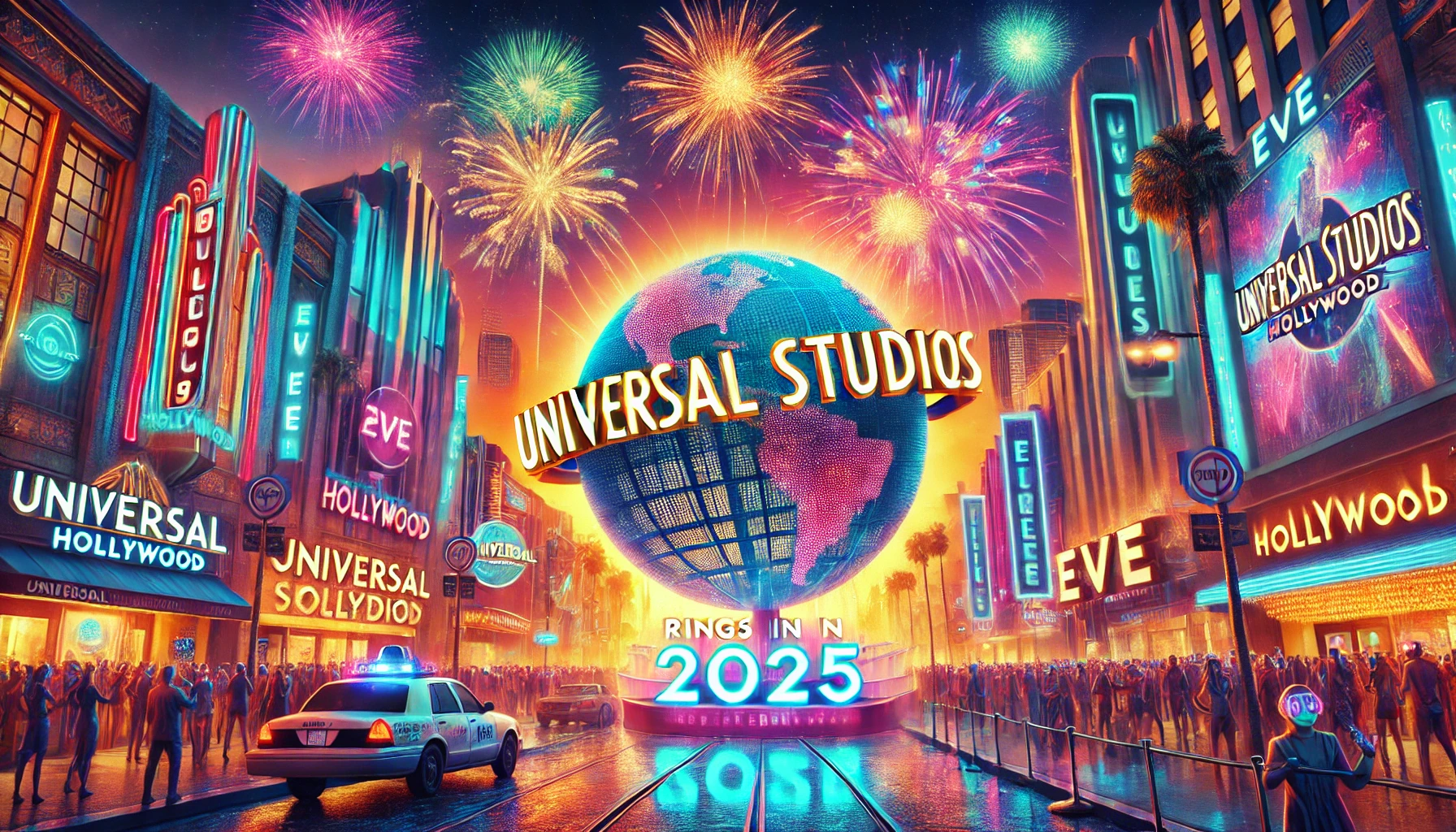 احتفال يونيفرسال ستوديوز هوليوود بـ "إيف" لاستقبال عام 2025